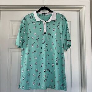 Bad Birdie 5 o’clock Somewhere Men’s Polo